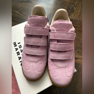 Isabel Marant Beth Sneaker in Pink/Silver